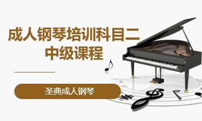 成人钢琴培训·科目二中级课程