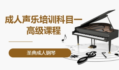 成人声乐培训&middot;科目一高级课程